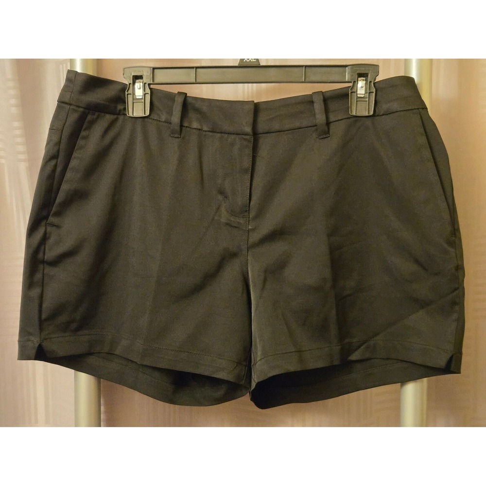 PGA Tour Womens Golf Shorts Black Size 8 Activewear Performance Sporty 4-Pocket